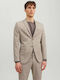 Men’s Suit Jacket with Slim Fit White Pepper