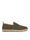 Suede Ανδρικά Loafers σε Πράσινο Χρώμα