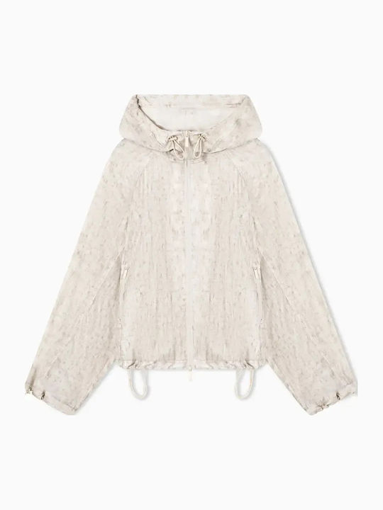 Women's Winter Jacket Fancy Beige