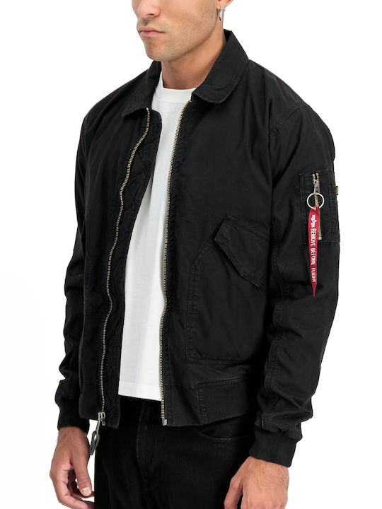 Alpha Industries Ma-1 Fl Geci Bărbați Bomber Negru 148131-03