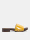 Flat Mules σε Κίτρινο Χρώμα