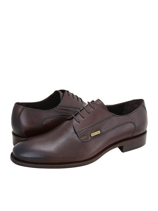 Pantofi Eleganți Bărbătești din Piele Maro