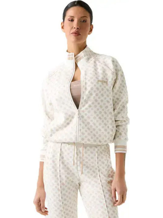 Women's Sweatshirt Cardigan Off-white