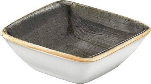 Bonna Serving Bowl Square Porcelain Purple 19x17cm