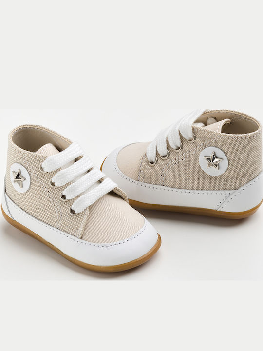 Ever Kid Taufschuhe für Jungen Turnschuhe Ecru