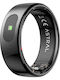 Forever Astral SR-100 Inel Inteligent 22.4mm Rezistent la Apă cu Monitor de Puls Negru