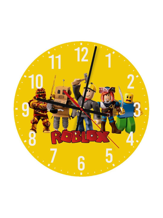 Koupakoupa Детски Часовник На Стена Roblox Squad Дървен 30см