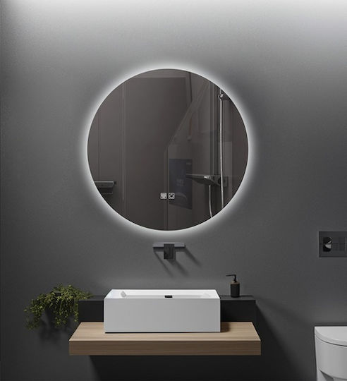 Badezimmerspiegel LED Berührung Mirrorlux Iris S-4528 Rund Form Φ-800mm
