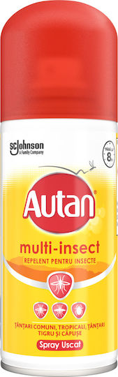 Autan Multi-insect Repellent Εντομοαπωθητικό Spray Κατάλληλο για Παιδιά 100ml