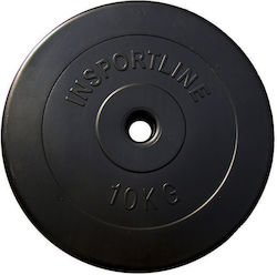 inSPORTline Δίσκος Λαστιχένιος 1 x 10kg Φ30mm inSPORTline Δίσκος Λαστιχένιος 1 x 10kg Φ30mm