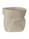 Raki Textile Καλάθι Ψωμιού Υφασμάτινο Λευκό 15x15x26cm