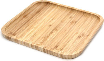 Raki Bamboo Hölzernes Servierplatte 30x30x2cm