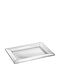 Vidivi Rialto Platou Decorativ Din Sticlă Albă 24x18x2.5cm