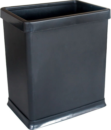 Raki Plastic Waste Bin Rectangular Black