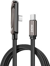 Avizar Usb-c Zu Usb-c Power Delivery 240w Abgewinkeltes Design Kabel 1.5m Schwarzes Avizar Usb-c Zu Usb-c Power Delivery 240w Abgewinkeltes Design Kabel 1.5m Schwarzes