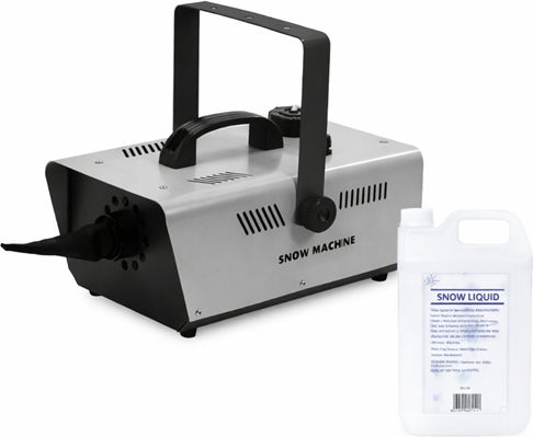 Set Mașină de Zăpadă Profesională 800W Lichid de Zăpadă Artificială Depox Non-toxic 5 L