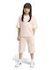 Kids Set with Shorts Summer 2pcs Pink