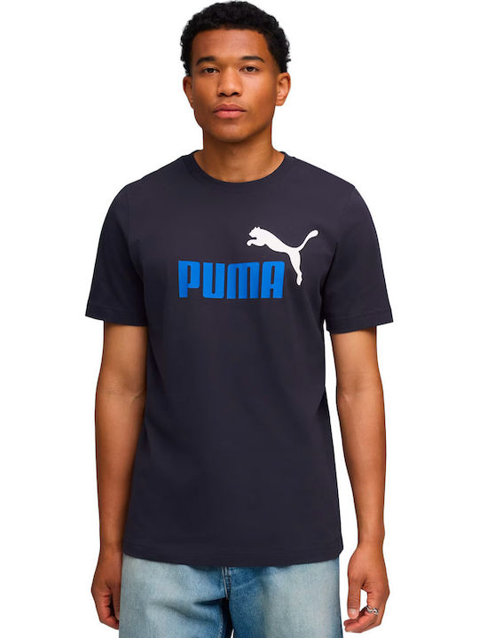 PUMA Ess 2 T-shirt Μπλε