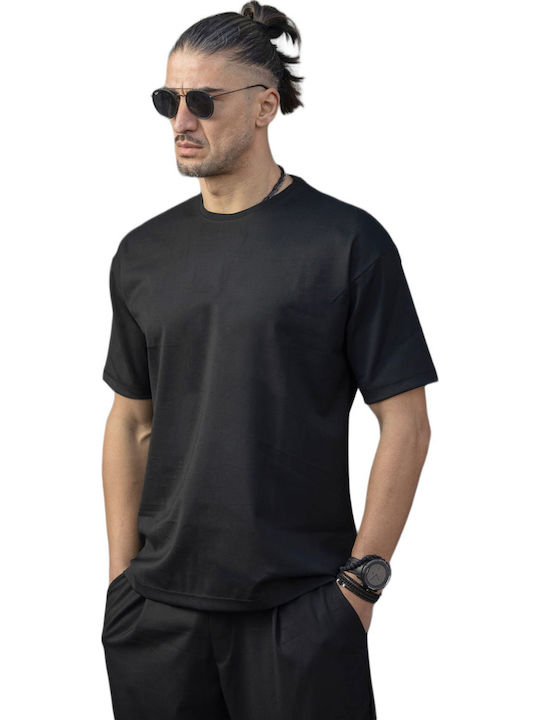 Henry Clothing Блуза С Къс Ръкав Черна