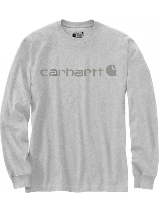Carhartt Μπλούζα Μακρυμάνικη Γκρι