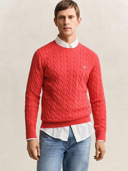 Gant Crew Πουλόβερ Μακρυμάνικο Κόκκινο
