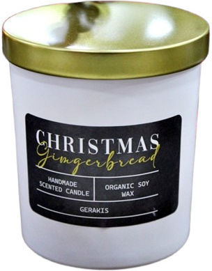 Gerakis Aromatic Soy Candle In Gold Jar 003655GIN