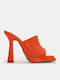 Flat Mules In Orange Colour