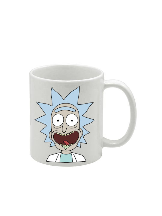 Λευκή Κούπα Rick Morty