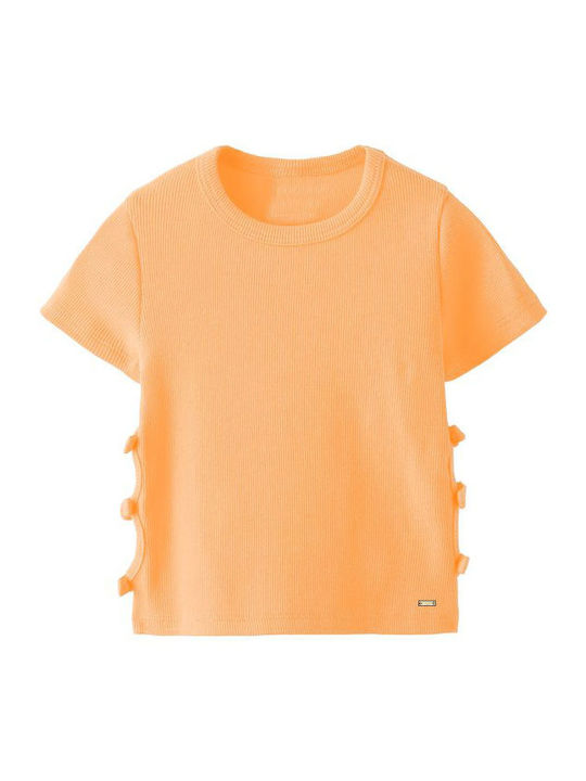 Energiers Kids Short-Sleeved Blouse Apricot