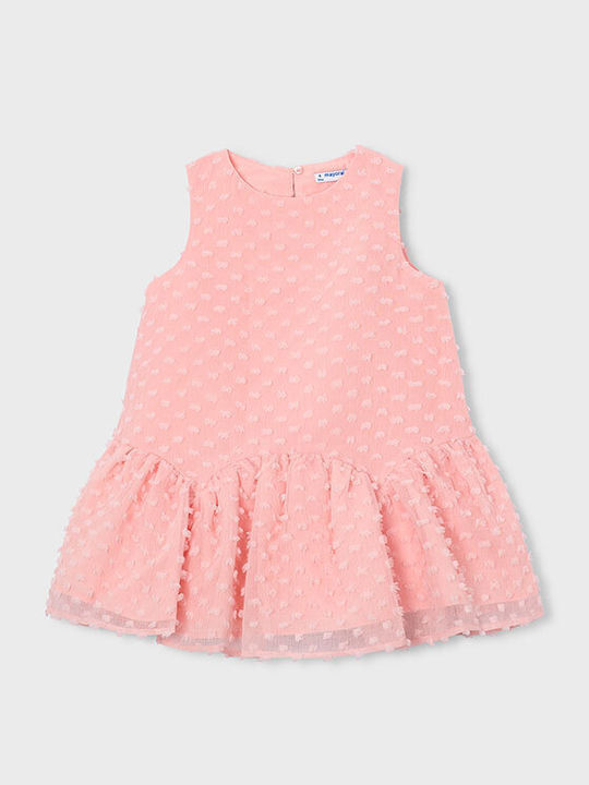 Mayoral Girls Dress Light Pink