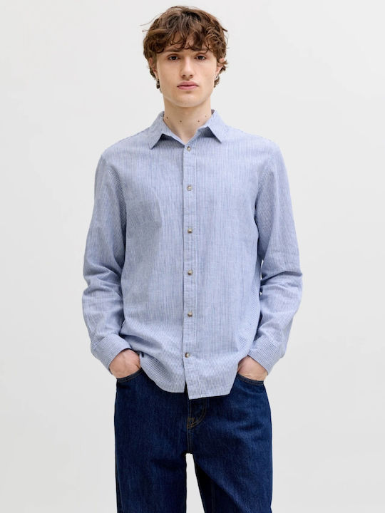 Jack & Jones Langärmeliges Leinen-Herrenhemd in...