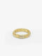 Buddha to Buddha Women's Silver Gold Plated Ring