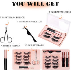 Mlen Diary Magnetic Lashes Eyeliner Applicator Set 10 Pairs Mlen Diary Magnetic Lashes Eyeliner Applicator Set 10 Pairs