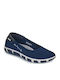 Damen Ballerinas Marineblaue