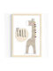 Wallity Kids Framed Wooden Wall Art 33x48cm