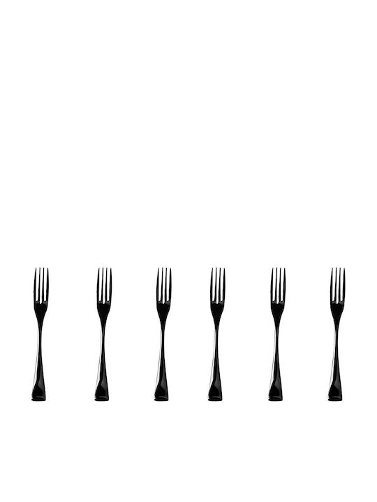 Raki Wicked Set Furculițe Alimente Inox Negru 6 Bucăți