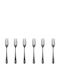 Raki Old Fashioned Set Gabeln Obst/Dessert Inox Grau 19.3cm 6 Stück