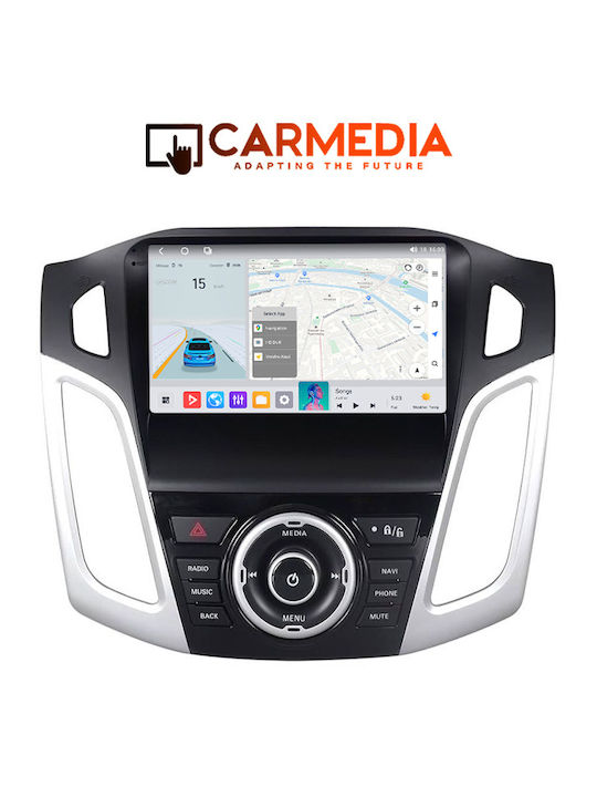 Carmedia Car Audio System for Ford Focus 2011-2018 Bluetooth USB WiFi GPS Apple CarPlay Android Auto with 9" Touch Screen
