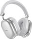 Hoco W35 MAX ANC Wireless / Wired Over Ear Headphones with 40 Hours Playing Time Silver