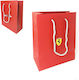 Va Enterprise Red Gift Bag 25x10x20cm