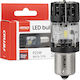 AMiO Λάμπες Αυτοκινήτου & Μοτοσυκλέτας BA15S / P21W / DRL Canbus LED 6500K Ψυχρό Λευκό 12V 66W 2τμχ