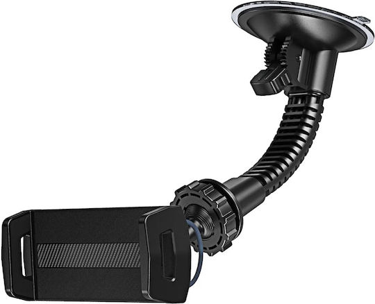 Car Mobile & Tablet Mount with Adjustable Hooks Black