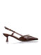 Heels with Low Heel Brown