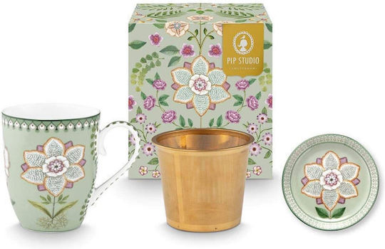 PiP Studio Lily & Lotus Чаша Керамична Зелена 365ml
