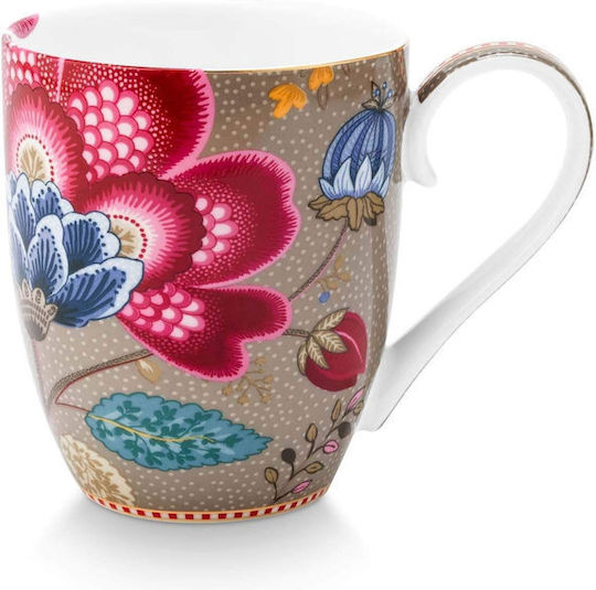 PiP Studio Blooming Tales Porcelain Multicolour Mug 450ml