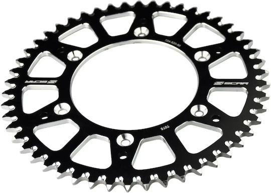 Scar Pinion Spate Din Aluminiu 520 Negru 49 Dinți Srs830-49bk
