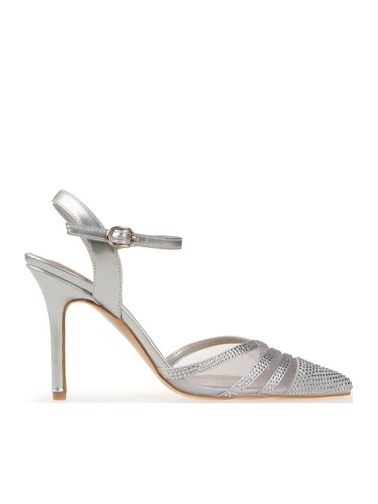 Heels with High Heel Silver