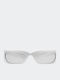 Chpo Unisex Sunglasses With Silver Frame And Silver Mirror Lens