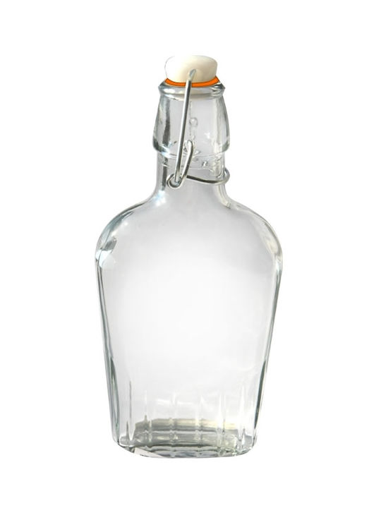Raki Glas Wasserflasche mit Clip Transparente 500ml