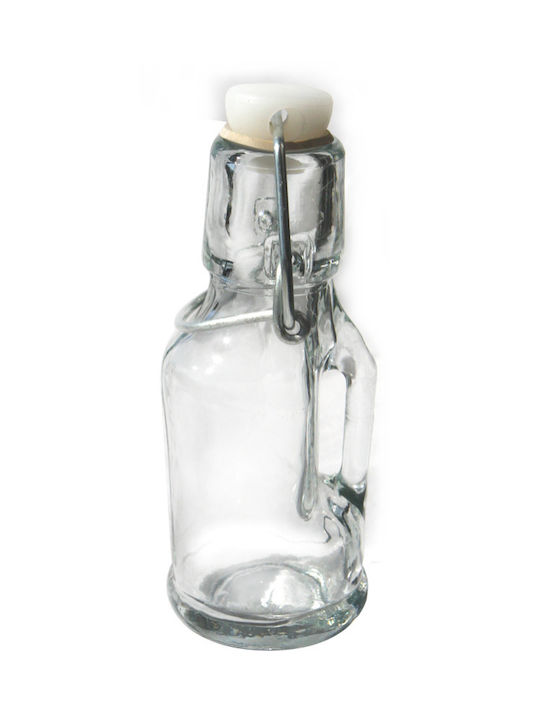 Raki Glas Wasserflasche mit Clip Transparente 75ml